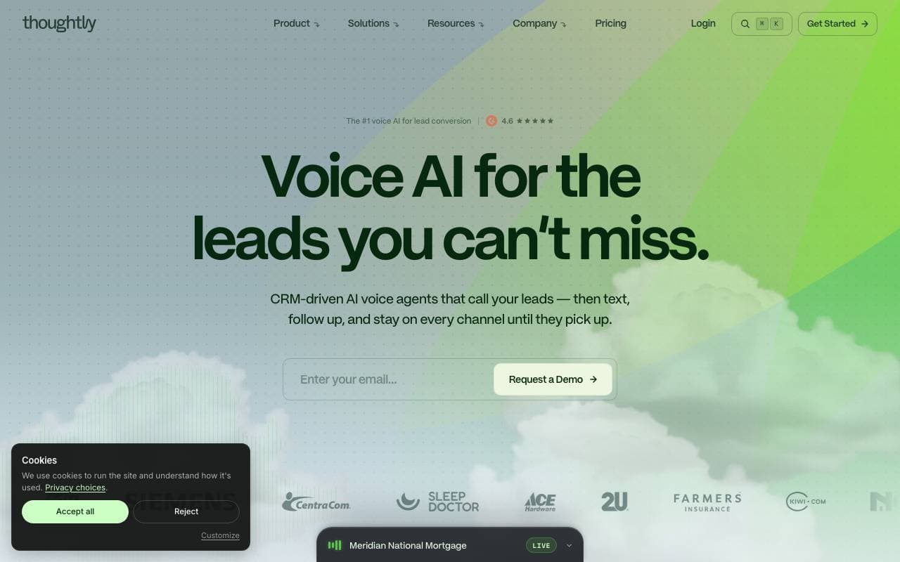 Thoughtly interface preview