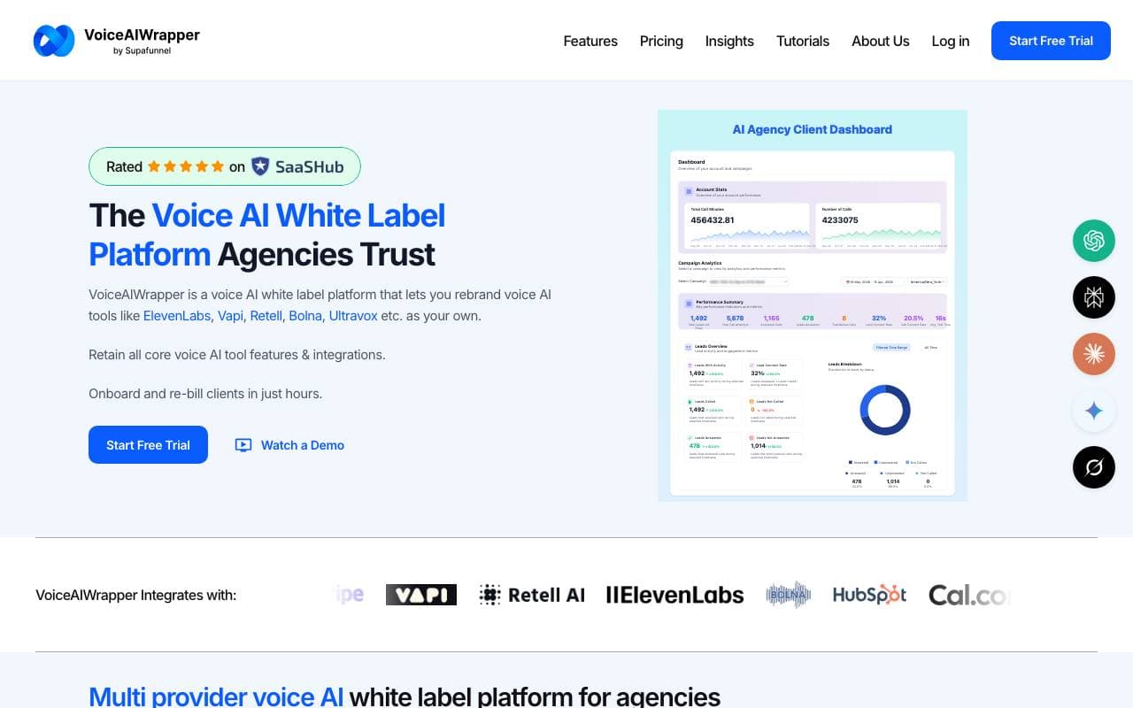 voiceaiwrapper interface preview
